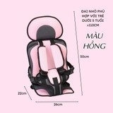 (KH) 🚗 Đai ghế ngồi ô tô an toàn cho bé – 14 màu | Đệm êm – thoáng khí – bảo vệ toàn diện - DG08