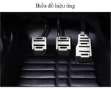 (KH) Ốp bọc chân ga – chân phanh ô tô phong cách thể thao