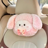 Bộ Gối Tựa Ô Tô Hình Chú Cún Siêu Dễ Thương Trang Trí Nội Thất Xe Hơi