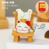 Mô hình mèo sứ - Mèo thần tài hũ tiền
