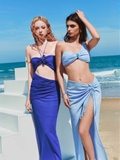 BLUE CUT OUT DRESS