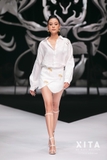WHITE TROPICAL LINEN SHIRT