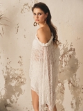 WHITE OFF-SHOULDER LACE TOP