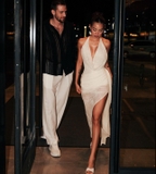 WHITE KNIT DRESS