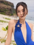 BLUE TWIST TANKINI