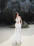 WHITE LACE DRESS
