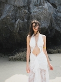 WHITE LACE DRESS