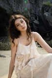 RUFFLES CHIFFON DRESS