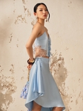 SEA BLUE SKIRT