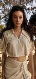 ÁO CROPTOP THÊU TAY