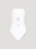 CURVY WHITE TANKINI