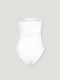 CURVY WHITE TANKINI