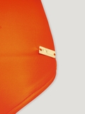 ORANGE DEEP-CLEAVAGE TANKINI