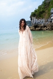 LONGSLEEVE CHIFFON DRESS