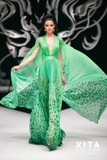 EMERALD V-NECK MAXI