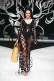 XITA MACRAMÉ BLACK MAXI
