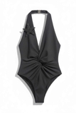 BLACK TWIST TANKINI