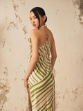 GREEN STRIPE MAXI