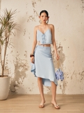 SEA BLUE SKIRT