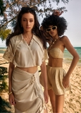 ÁO CROPTOP THÊU TAY