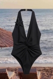 BLACK TWIST TANKINI