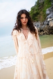 LONGSLEEVE CHIFFON DRESS