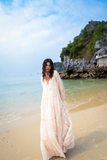 LONGSLEEVE CHIFFON DRESS