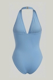 LIGHT BLUE TWIST TANKINI
