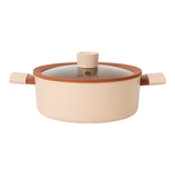 Bộ nồi chống dính Ceramic Elmich Mocha EL5243MC04 Size 18,20,24, quánh 16cm