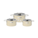 Bộ nồi Inox liền khối Elmich Hera  size 18,20,26cm