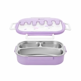 Hộp cơm cho trẻ em 3 ngăn, inox 304, dung tích 600mL Elmich 0009N3