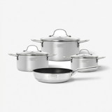 Bộ nồi inox nguyên khối Elmich Trimax classic EL-2136OL03 size 18, 20, 24 chảo 24cm