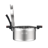 Bộ nồi Inox liền khối Elmich Milano EL-8094 size 18, nồi hấp 22, chảo 26cm