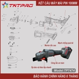 Máy mài pin 21V TNT Pro TP7474