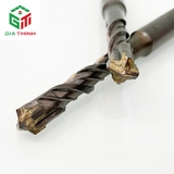 MŨI KHOAN BÊ TÔNG Ø8 ĐẦU CHỮ THẬP 4 CẠNH DÀI 110MM KYNKO 8*110 SDS