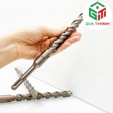 MŨI KHOAN BÊ TÔNG Ø20 DÀI 260MM XUYÊN TƯỜNG 2 CẠNH ĐẦU DẸT SDS KYNKO