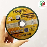 ĐÁ CẮT INOX, KIM LOẠI CAO CẤP PIONEER PHI Ø107MM LƯỠI LIỀN PN-CSA04001