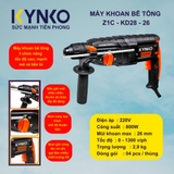 Máy khoan bê tông Kynko Z1C-KD28-26