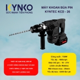 Máy khoan đục pin Kyntec KCD - 26