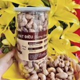 HẠT ĐIỀU SẺ RANG CỦI ( Hộp pet 500g )