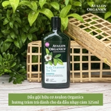 Dầu gội hữu cơ Avalon hương tràm trà dành cho da đầu nhạy cảm 325ml