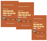 Bộ Lịch sử cuộc kháng chiến chống thực dân Pháp 1945 - 1954 (Bộ 3 tập)