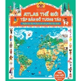 Sách Atlas Thế Giới - Tập Bản Đồ Tương Tác (Bìa Cứng) Julie Mercier