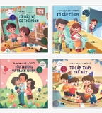 Combo sách Giáo Dục Giới Tính Mẫu Giáo Tiểu Học (Bộ 4 Cuốn) của tác giả Hồ Nguyệt