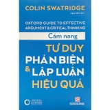 Combo (2 Cuốn Sách) Nhập Môn Tư Duy Phản Biện + Cẩm Nang Tư Duy Phản Biện Và Lập Luận Hiệu Quả
