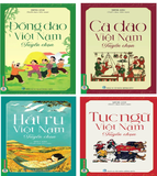Combo (4 Cuốn Sách) Đồng Dao Việt Nam Tuyển Chọn + Hát Ru Việt Nam Tuyển Chọn + Ca Dao Việt Nam Tuyển Chọn + Tục Ngữ Việt Nam Tuyển Chọn (Minh Anh)