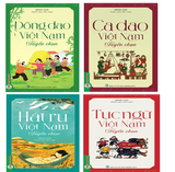 Combo (4 Cuốn Sách) Đồng Dao Việt Nam Tuyển Chọn + Hát Ru Việt Nam Tuyển Chọn + Ca Dao Việt Nam Tuyển Chọn + Tục Ngữ Việt Nam Tuyển Chọn (Minh Anh)