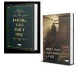 Combo (2 Cuốn Sách) Đường vào triết học + Triết học hiện sinh là gì (Bìa Cứng)