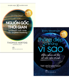 Combo (2 Cuốn Sách) Nguồn Gốc Thời Gian + Thông Điệp Từ Những Vì Sao (Thomas Hertog)