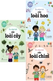 Combo Sách Thiên Nhiên Muôn Màu - STEM - Em Nhận Biết Các Loài Hoa, Loài Cây, Loài Chim - Sandra Lebrun, Mary Gribouille